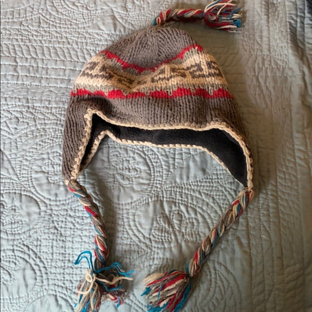 Fleece lined winter hat
